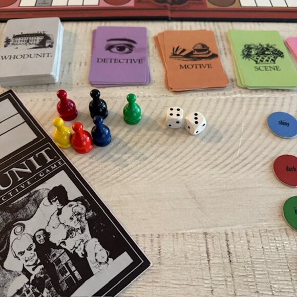 Vintage, rare 1985 Selchow & Righter Whodunit Mystery Detective Game - Picture 4 of 12